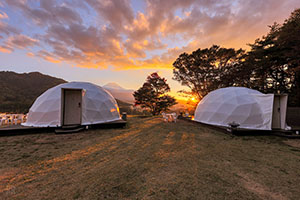 杓子山Mt.Shakushi Gateway Camp 的夕陽外觀