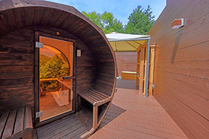 杓子山Mt.Shakushi Gateway Camp 戶外桑拿的白天外觀